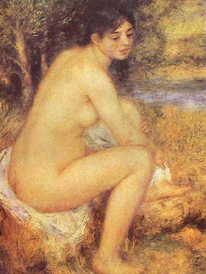 Pierre-Auguste Renoir Seating Girl,